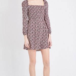 maje floral dress size large